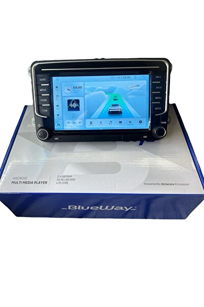 Blueway WW 2005-2013 Tüm Volkswagen Grubu 2-32 7'' Pro Oem Multimedya
