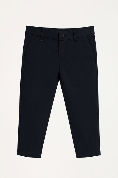 DUBAİ ÇOCUK Boy's Short Sleeve Linen Shirt and Trousers Suit Eid