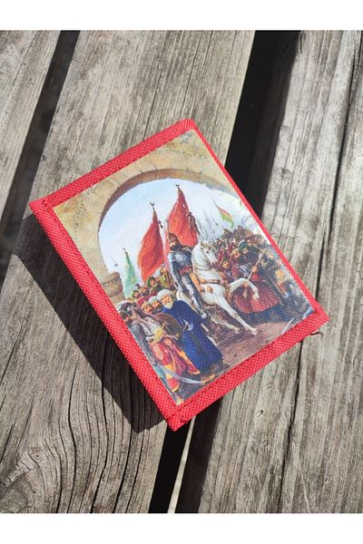 JANJAN Sports Wallet, Unisex Wallet with Velcro, Zipper, Keychain, Coin Compartment, Fabric Wallet