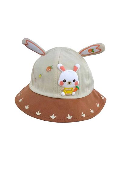 Aware Time 1-3 Years Unisex Children's Lace-Up Figured Summer Sombrero Hat