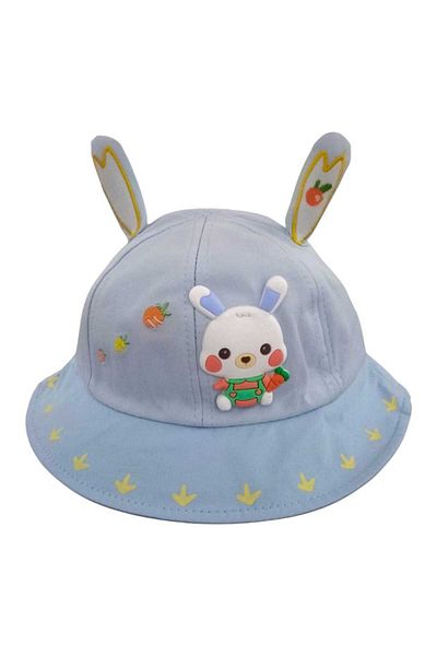 Aware Time 1-3 Years Unisex Children's Lace-Up Figured Summer Sombrero Hat