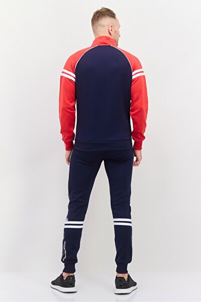 Crosshatch Men 2 Pcs Sportswear Fit Training Tracksuits, Navy