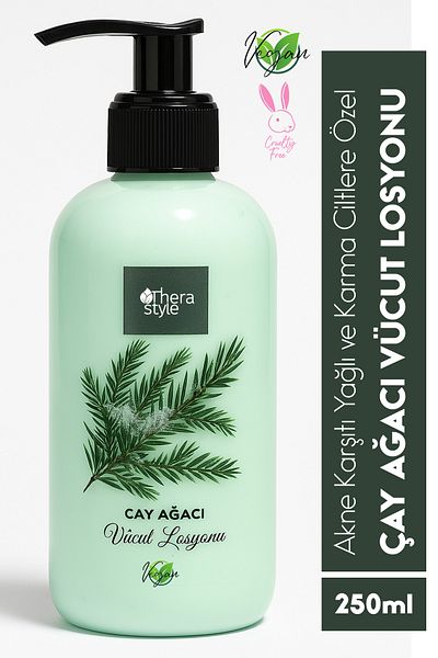 Thera Style Tea Tree Moisturizing Body Lotion - 250ml for Acne and Oily Skin