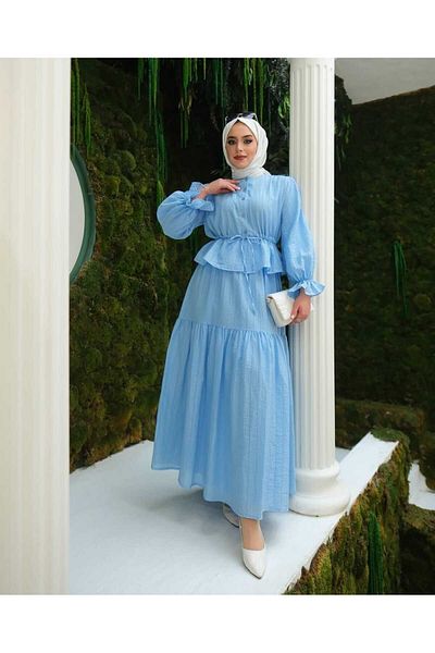 MODA VEDAT Women's Skirted Roly Muslin Suit (Product Is Lined)