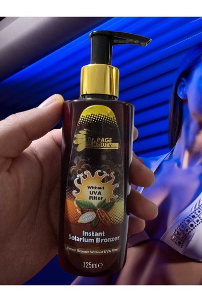 Dr. Page Beauty Instant Bronzer Sun and Solarium Cream - Bronzing Effect