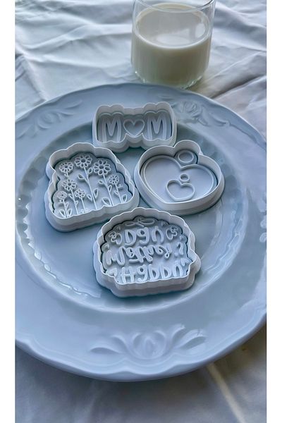 Arsdcraft Mother's Day Themed Cookie Mold Set