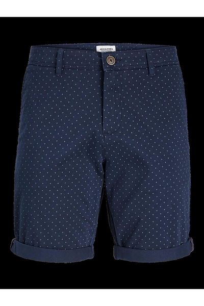 Jack & Jones 12261618   Polka Dot Patterned Large Size Fabric Short