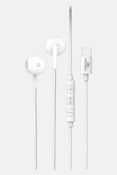 MOOGMAX 1.5m Type-C cable. Type-C headphones with a built-in, clear microphone. Type-C headphones with control buttons.