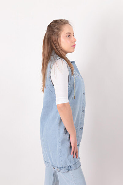 Aynaz 1057 Vestă de jeans pentru femei