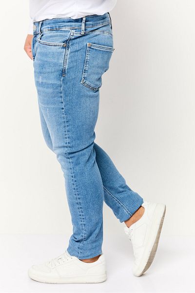 Esprit Men Skinny Fit Washed Stretchable Jeans, Light Blue