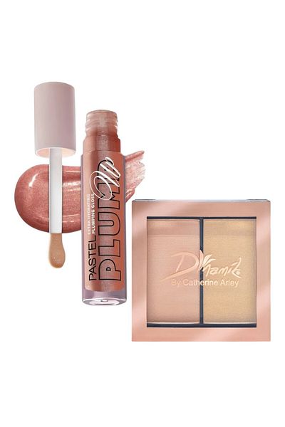 Pastel Plump up Lip Gloss 202 Loverdose + C.Arley Dynamik Highlighter