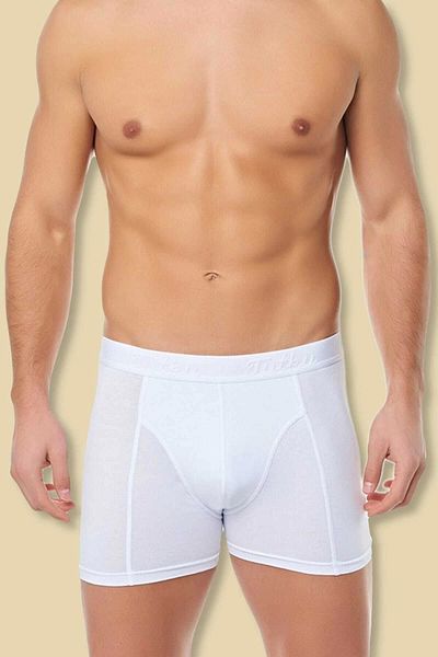 Tutku Ανδρικά Stretch Boxers Elastane, λευκά 6 συσκευασιών