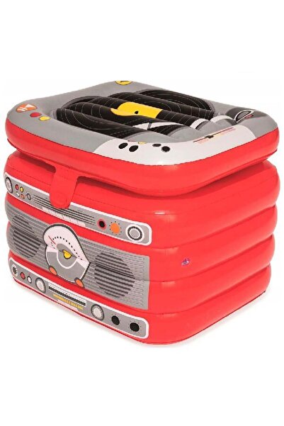 lowell home ثلاجة نيسي وورلد ريترو ميوزيك المحمولة القابلة للنفخ سعة 31 لتر