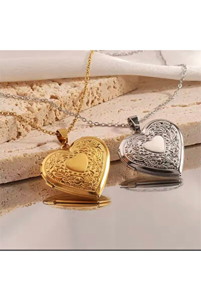 Açıkmeşe Ev Yaşam Ürünleri 2li Paslanmaz Çelik Kadın Gümüş Ve Gold Renk Kalp ...