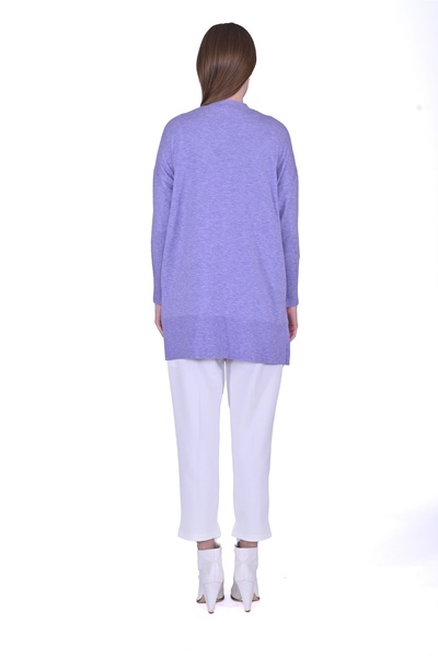 Invee İNVEE 6882 Yün Karışımlı Lila Tunik