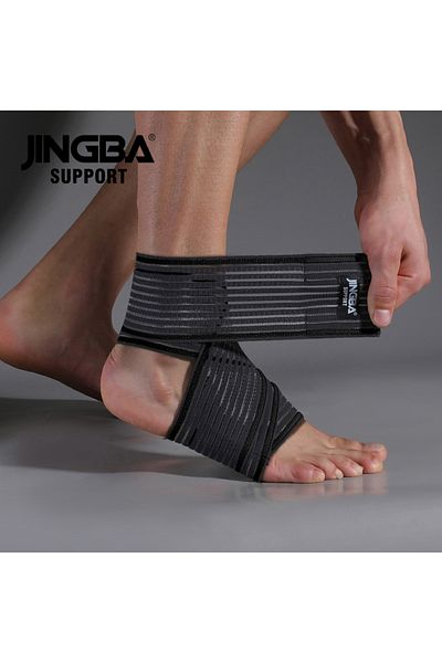 Choice Gray 1PCS Professional Sports Strain Wraps Bandages Elastic Ankle Support Pad Protection Ankle Banda