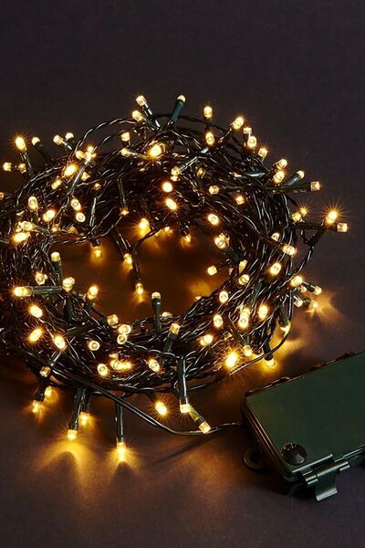 Fırsat7 5m Boncuk Led Gün Işığı 8 Fonksiyon 100 Led Fişli Balkon Bahçe Ev Ofi...