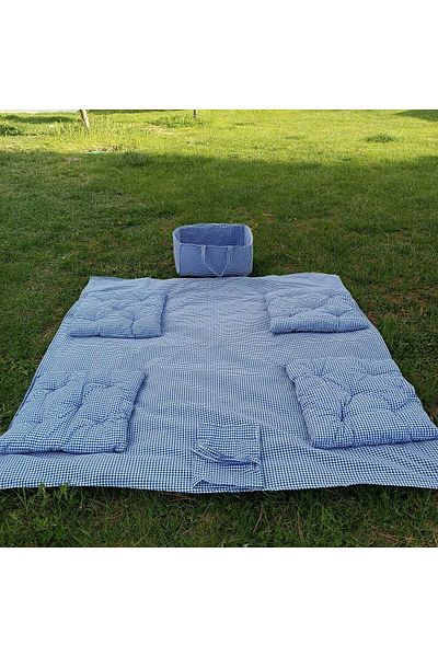 Arya Tekstil Picnic Set 7 Pieces with Basket
