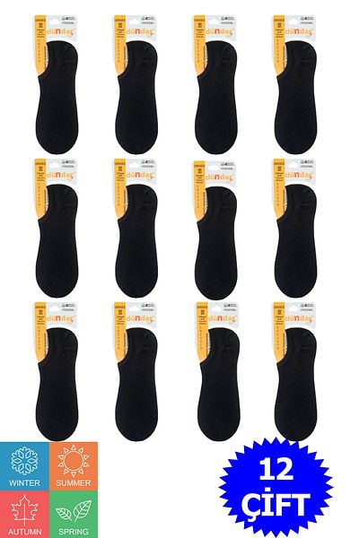 Dündar Women's Modal Sneaker Socks 4 Seasons