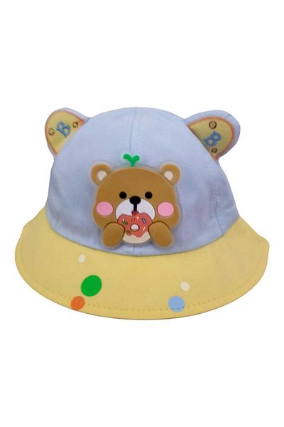 Aware Time 1-3 Years Unisex Children's Lace-Up Figured Summer Sombrero Hat