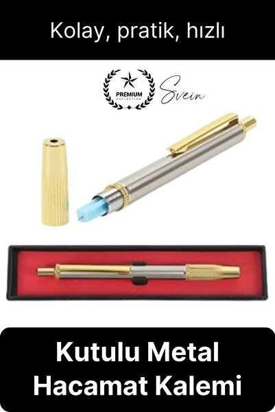 Svein Profesyonel Tekli Otomatik Hızlı Seri Hacamat Kalemi Ağrı Azaltıcı Set Akupuntur Çizgi İğnesi