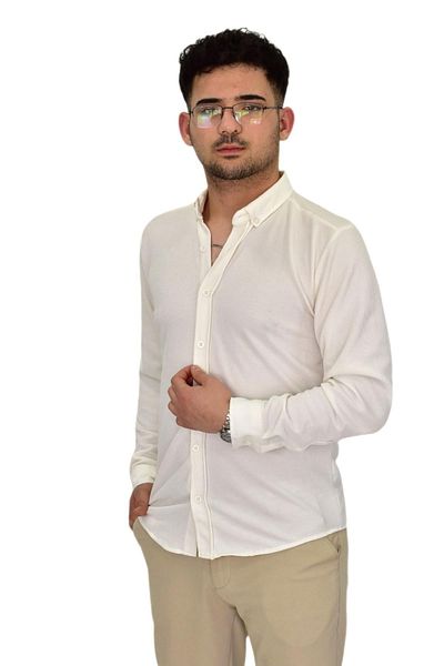 BAGLAN Ανδρικό πουκάμισο Lycra Sports Silim Fit BGL-ST04331