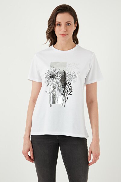 Fashion Friends Crew Neck Cotton T Shirt - T SHIRT 24Y0714K1