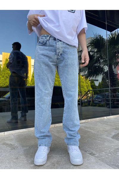 XPUPPETWEAR Light Blue Baggy Jeans