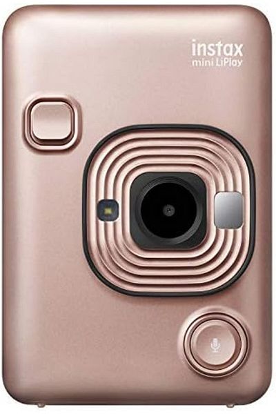 Fujifilm Instax Mini Liplay Hybrid Instant Camera (Rose Gold)