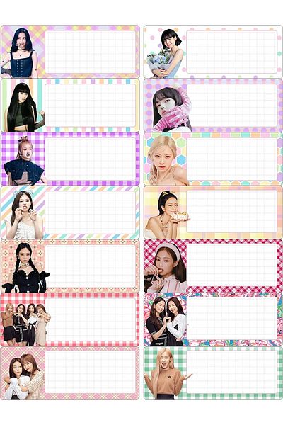 hediyenebak Music Band School Label Sticker Set |   Laptop Agenda Pc Tablet Phone Notebook Sticker Bullet Journal