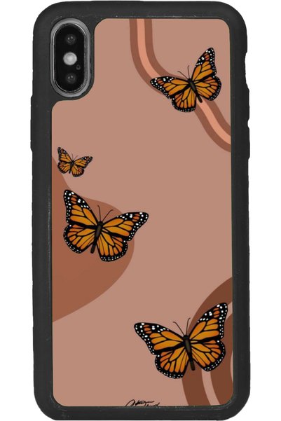 BGAKSESUAR حافظة متوافقة مع هاتف iPhone XS Max باللون الأسود غير اللامع من ال...