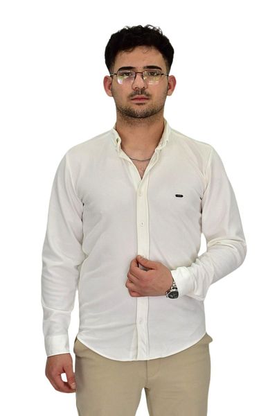 BAGLAN Мъжка спортна риза Silim Fit от ликра BGL-ST04332