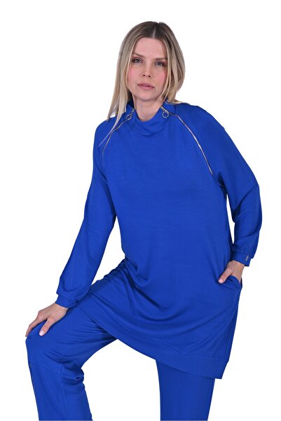 Invee Invee 6956 Two Thread Tracksuit Set - Sax