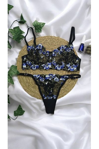 Mark Bells Σετ bralette με δαντέλα
