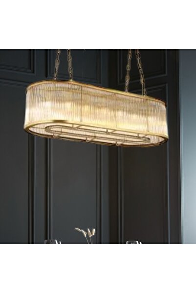 Cristalin Aydınlatma Crystal Serisi Luxury Yemek Masası Üzeri Avize