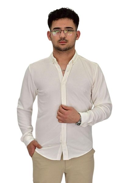 BAGLAN Ανδρικό πουκάμισο Lycra Sports Silim Fit BGL-ST04331