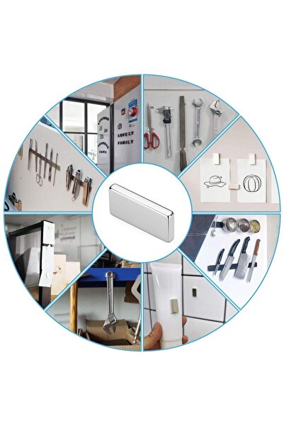 Dünya Magnet Köşeli Neodyum Mıknatıs Magnet 20x10x2 mm - Kalınlık 2mm - 1 ADET