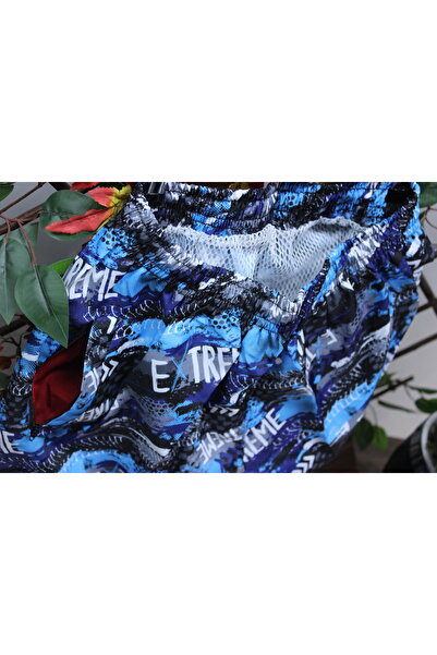 mikam Adult Men's Color Printed Parachute Fabric Long Shorts That Will Hit the Summer Damgasin\