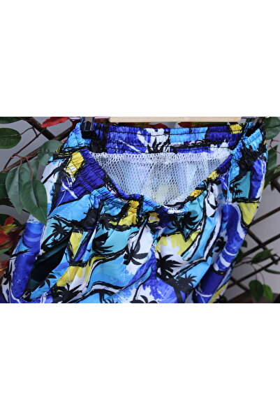 mikam ДОВГІ ШОРТИ З ПАРАШУТНОЇ ТКАНИНИ З КОЛЬОРОВИМ ПРИНТОМ ДЛЯ ДОРОСЛИХ ЧОЛОВІКІВ, ЯКІ ЗАЛИШАТЬ СВІЙ ВІДБИТОК НА ЛІТО.