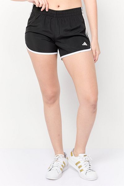 adidas Women Sportswear Fit 4 Inseam Training Shorts, Black
