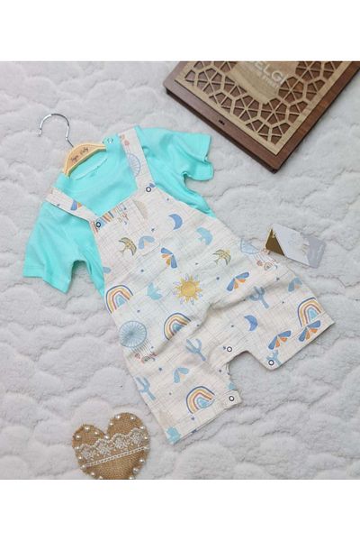 TNY Salopet Jumpsuit Children's Double Set