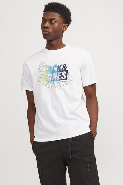 Jack & Jones 12257908   Ανδρικό μπλουζάκι Jcomap Summer Logo Tee Ss Crew Neck Sn Ss
