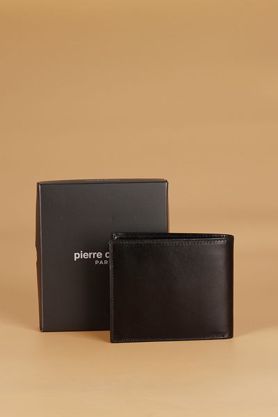 Pierre Cardin 2062 Men's Wallet - Genuine Leather, Card Holder Analine and Black Color