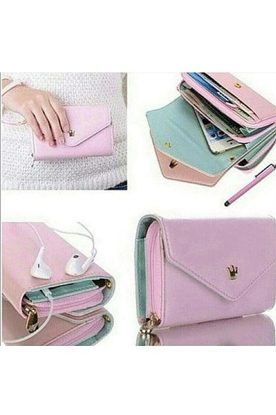 Other Women's Crown Wallet Multicolor Leather