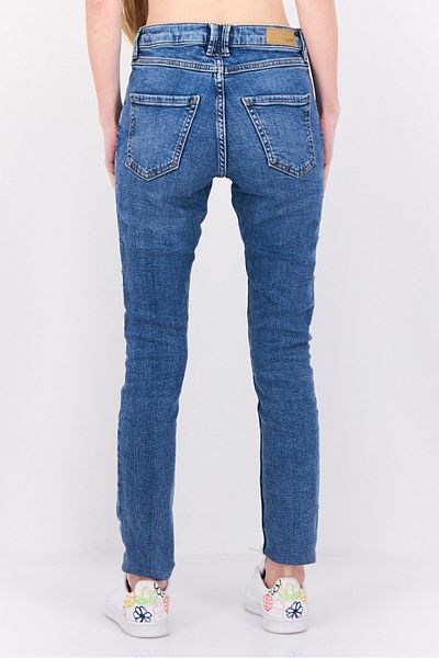 Esprit Women Skinny Fit Washed High Rise Stretchable Denim, Blue