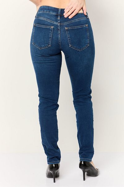 Esprit Women Slim Fit Washed Stretchable Jeans, Blue
