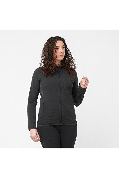 Salomon ESSENTIAL LIGHTWARM  Kadın Tam Fermuar Polar Phantom LC2114000