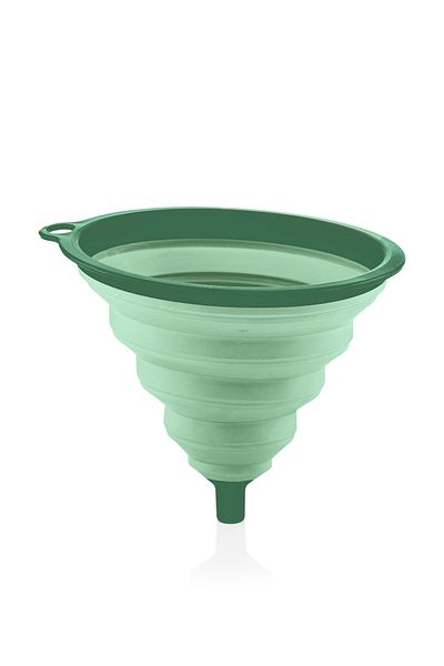 Melkan Home Foldable Funnel Accordion Funnel, Space-Free Silicone, Easy Operation Silicone Funnel