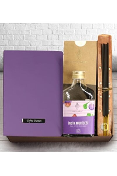 Genel Markalar Kişiye Özel Mor Defter & İncir Mucizesi Kolonyası & Tütsü Hedi...