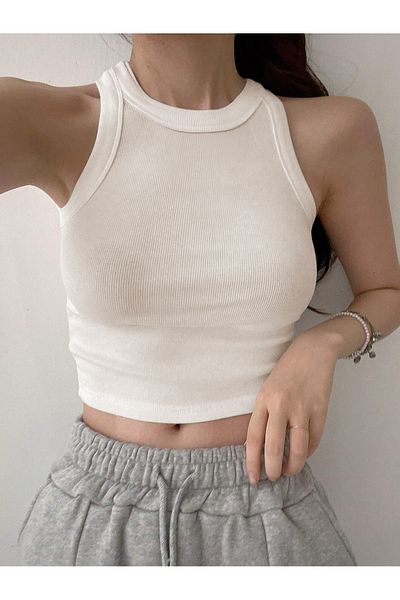 LAVDERUAR Fit Form Flexible Camisole Fabric Crop Tank Top